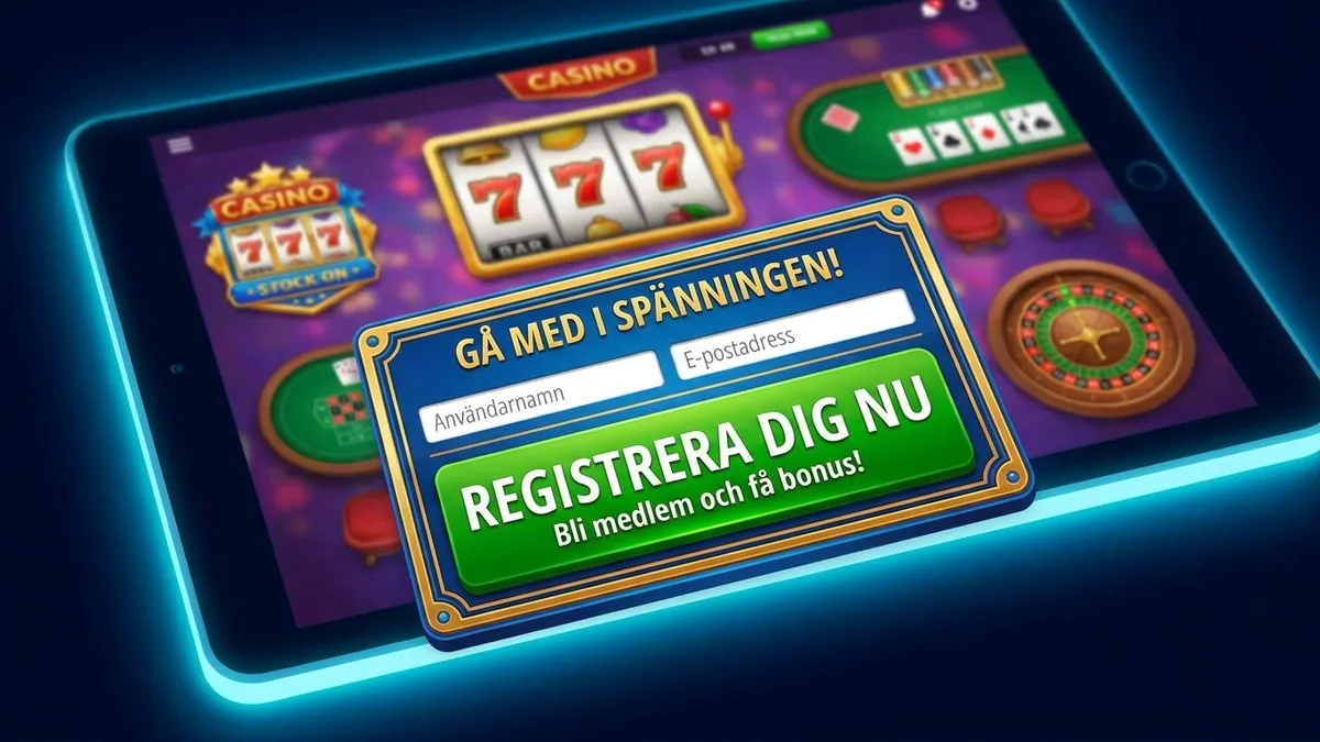 Registrera dig med bonus